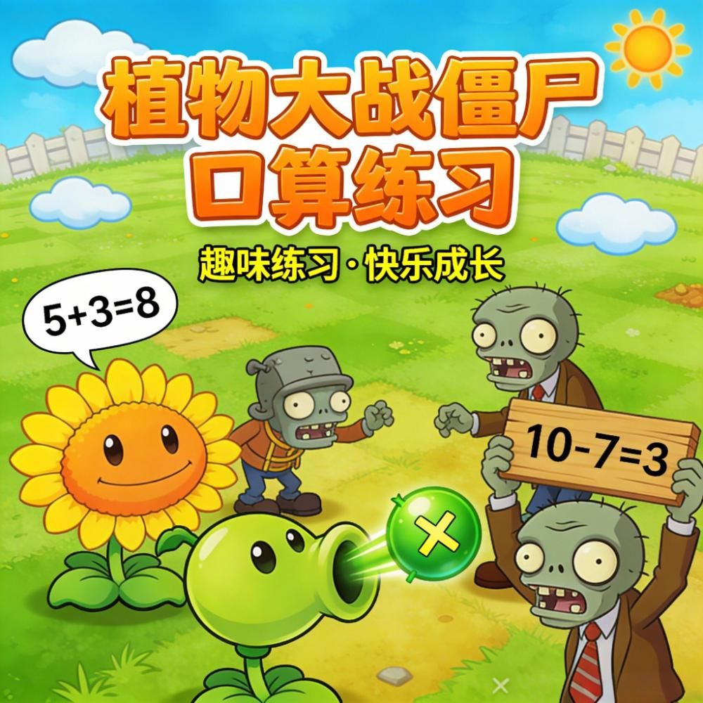 数字豌豆大战僵尸